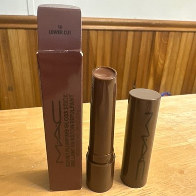 MAC Squirt Plumping Gloss Stick Lower Cut 16 brown BRAND NEW IN BOX