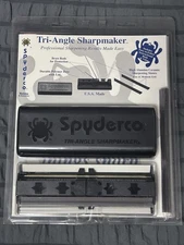 Spyderco Tri-Angle Sharpmaker 204MF Knife Sharpening System Fine Medium Grit Set