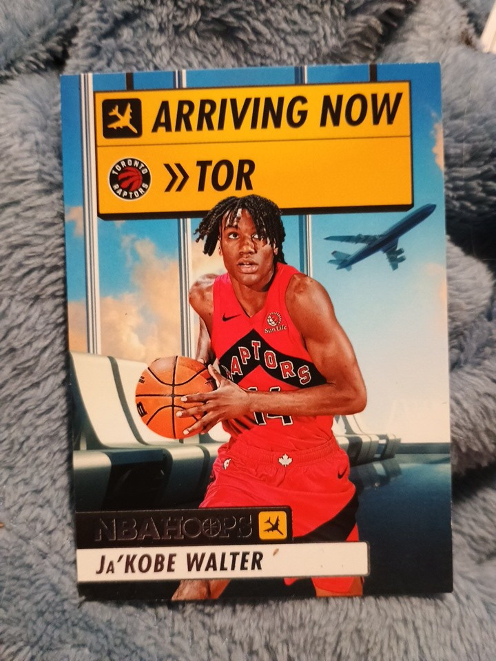Ja'Kobe Walter 2024-25 NBA Hoops Arriving Now Rookie Card No. 20