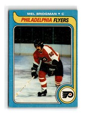 Hockey sports Topps 1979-80 Topps #201 Mel Bridgman Philadelphia Flyers