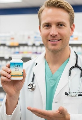 DHEA Capsules 200mg Per Serving - By Sunlight