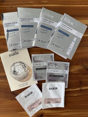 Doctor Babor Power Serum Ampoules ~ Hyaluronic Acid ~ 4 @ 0.06 oz & Samples