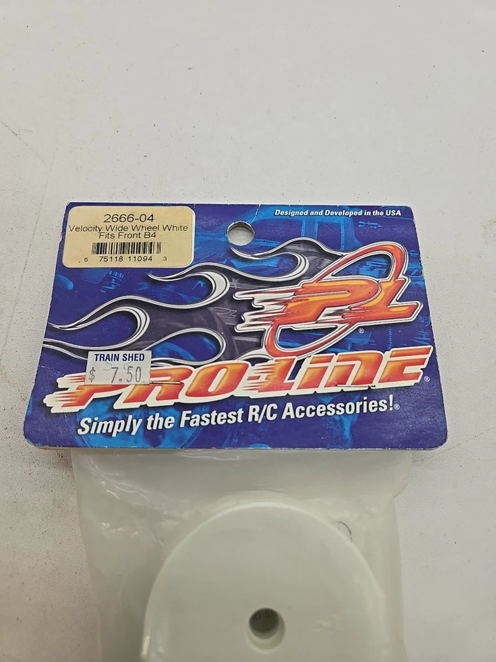 NEW Proline 2666-04 Velocity Wide Wheel, White, Fits Front B4 B127 - Image 3 of 3