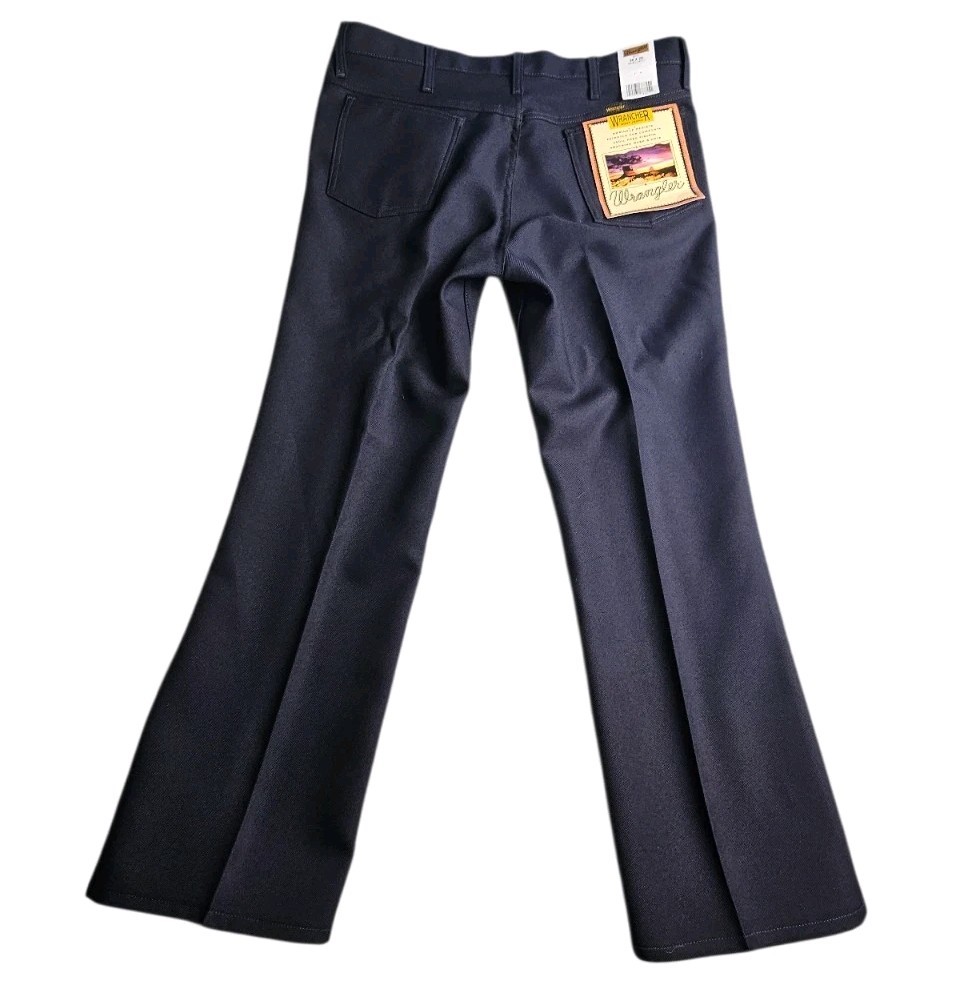 NWT Wrangler Rancher Boot Cut Dress Pants Polyester Stretch 