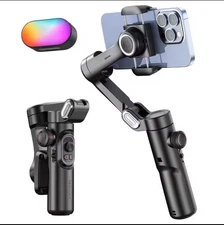 3-Axis Foldable Smartphone Gimbal Stabilizer – Handheld for iPhone & Android 