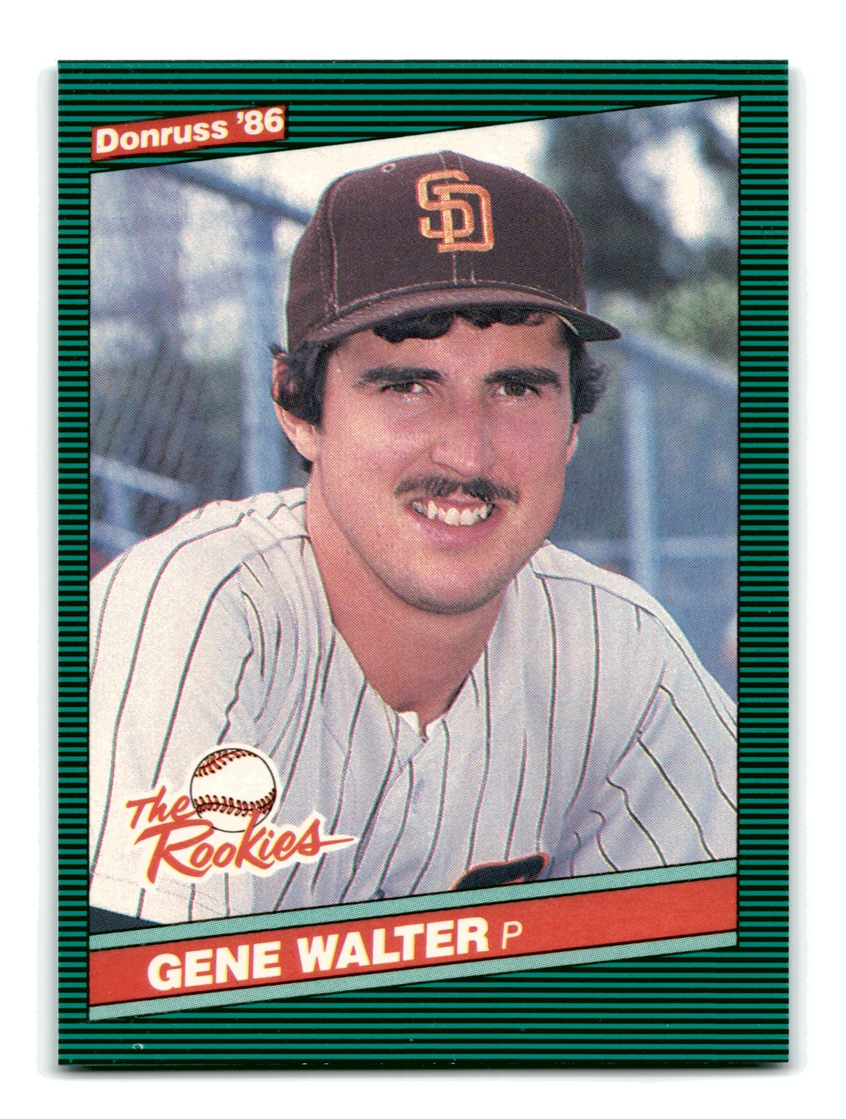 Gene Walter 1986 Donruss The Rookies #47 San Diego Padres Near Mint NM