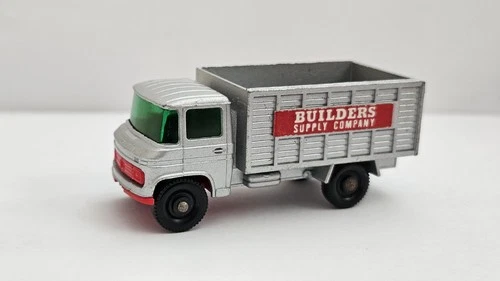Vintage Matchbox Lesney No. 11 Scaffolding Truck Silver Mercedes-Benz 1:64 1969