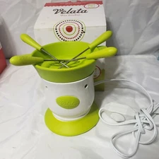 Scentsy Velata Key Lime Pedestal Fun Fondue Set with Original Box