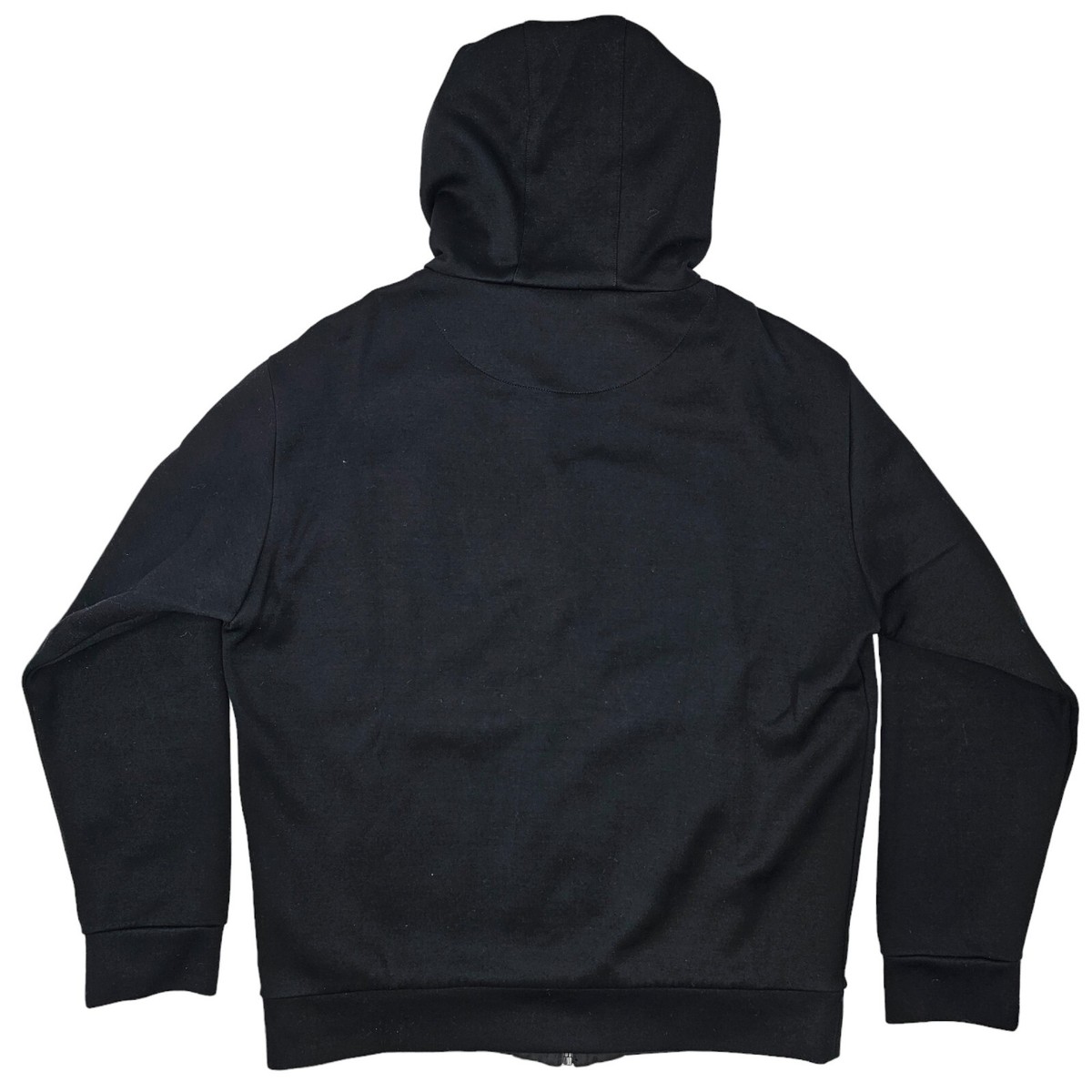 Prada Mens Black Cotton Re Nylon Logo Full Zip Hoodie Size M Prada Mens Black Cotton Re Nylon Logo Full Zip Hoodie Size M