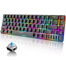 HXSJ V900 60% Mechanical Gaming Keyboard with Rainbow Backlit for PC/MAC/Gamer