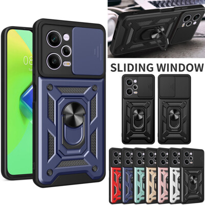 Ring Halter Hülle für Xiaomi 13 12T 11 Lite Redmi Note 12 10 9S 8 Pro Ständer Cover