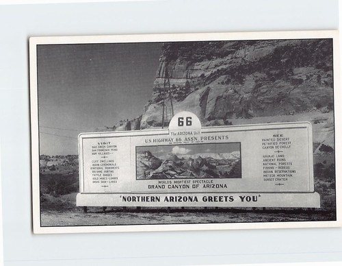 Postcard US Highway Route 66 Arizona USA
