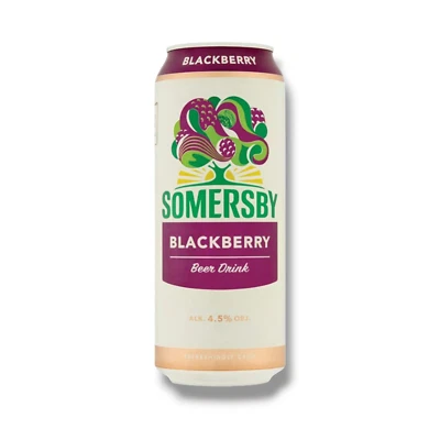 Somersby Blackberry 24 x 0,5l - Biermischgetränk mit Brombeere und 4,5% Vol.