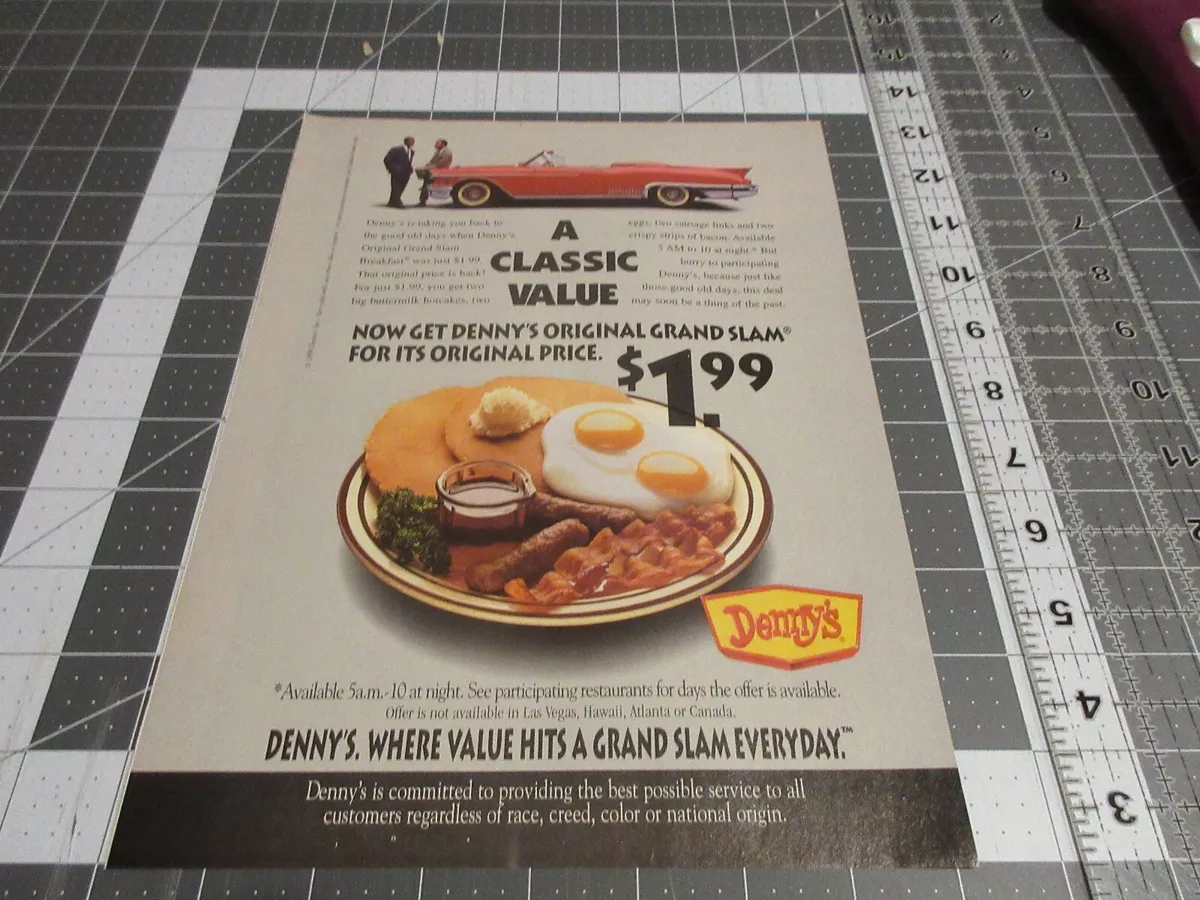 Denny's offers all you can eat for $7 - see what's on the menu