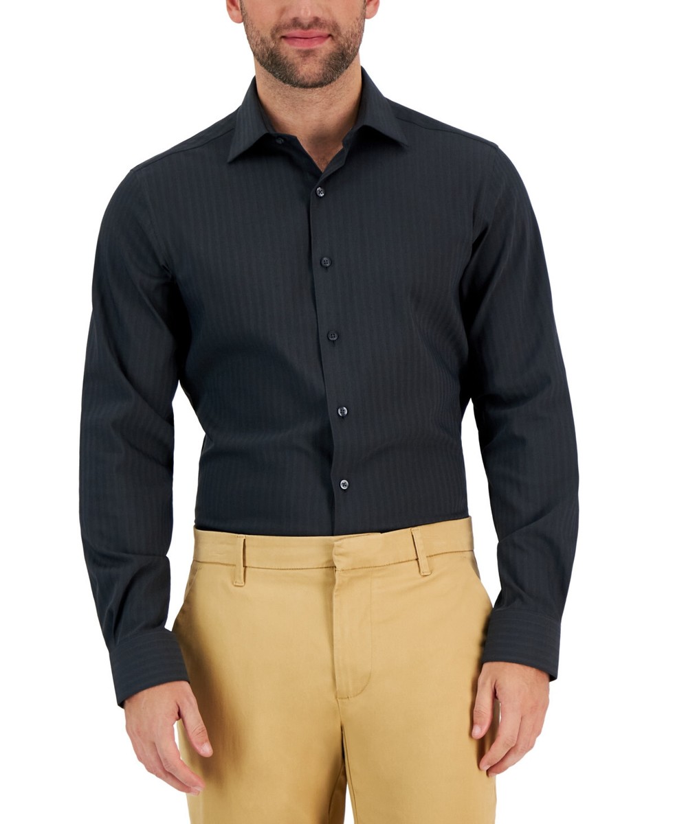 Alfani Slim Fit Herringbone Dress Shirt MSRP $70 Size M # 6B 1842 Blm | eBay Alfani Slim Fit Herringbone Dress Shirt MSRP $70 Size M # 6B 1842 Blm | eBay
