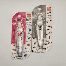 2 pack Decoration Scrapbooking Tape -1 Cat & 1 Flower