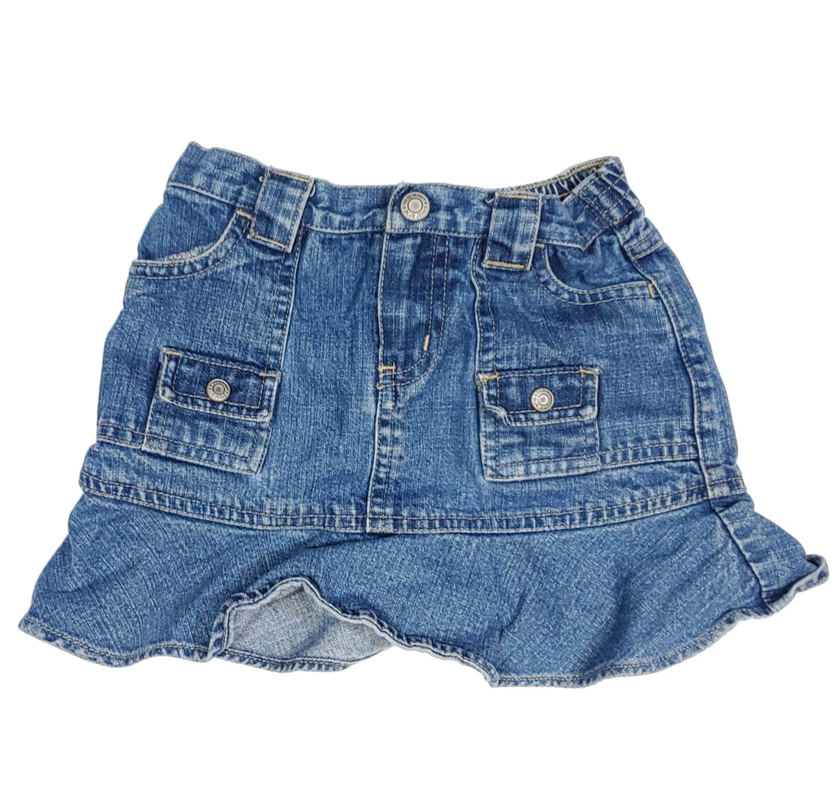 Old navy girls denim skirt sales