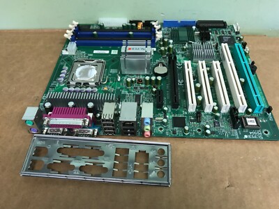 Supermicro PDSG4 rev 1.1 SCSI CTRL built-in Server Board w/ CPU + IO  Plate