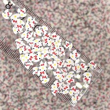 FAKE 5MM White Kitty Bow, Animal Character Polymer Sprinkle NOT EDIBLE D29-03