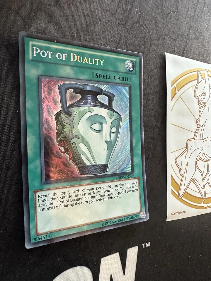 Yugioh Pot Of Duality DREV-EN062 Secret Rare Unlimited 143💎NM💎 - Image 2 of 4