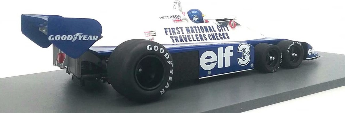Tyrrell P34 #3 Brazilian GP 1977 in 1:18 Scale by Spark | eBay