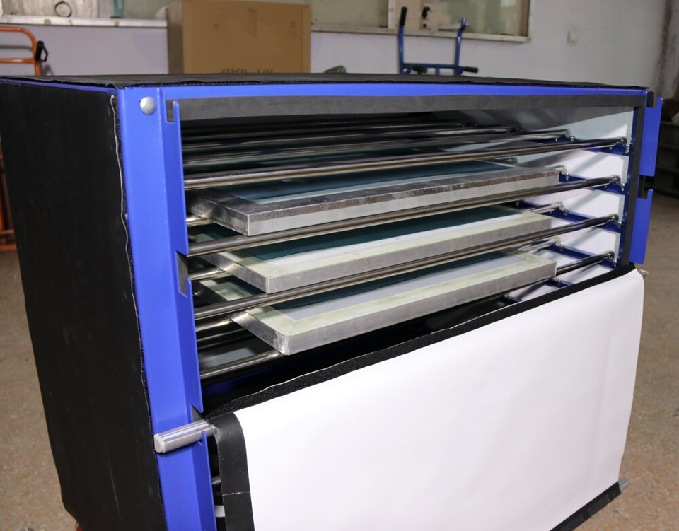 Vertical Screen Printing Drying Cabinet 6 Layers Screen Frame Dryer 2 ...