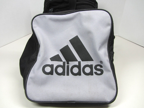 Vintage 90s Adidas Duffel Bag-Large-Black/Grey-Pre Owned - Picture 7 of 15
