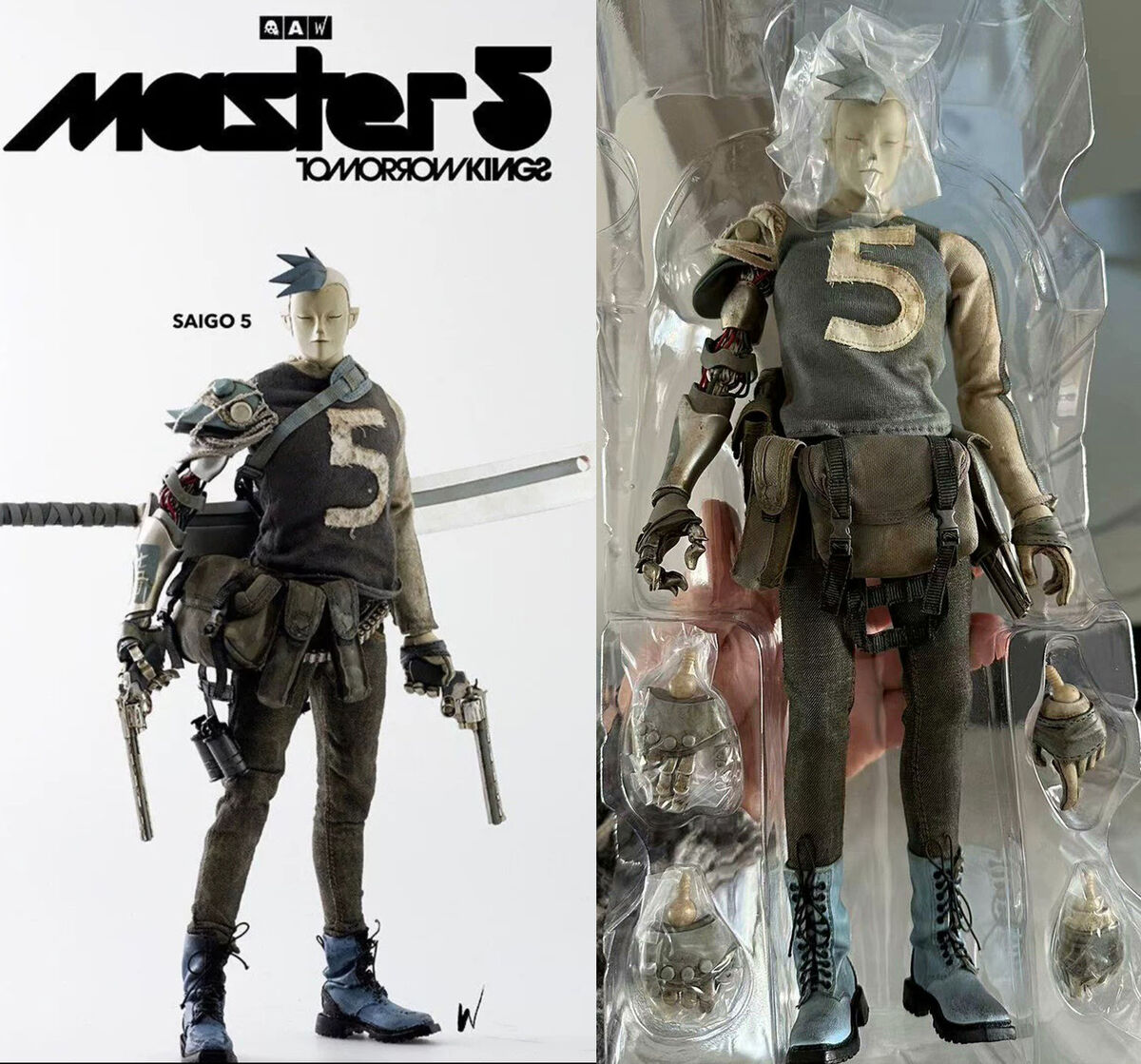3A TOYS Tomorrow Kings Seven Bones 1/6 Saigo 5 Action Figure 3A TOYS Tomorrow Kings Seven Bones 1/6 Saigo 5 Action Figure