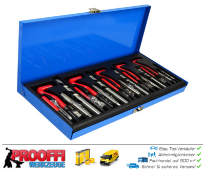 HSS Gewinde Reparatur Satz Helicoil Gewindebohrer Nachschneider M5 M6 M8 M10 M12