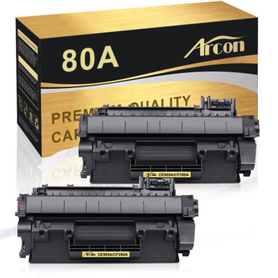 2x TONER Kompatibel für HP CF280A LaserJet Pro M401A M401D MFP M425DN M425DW