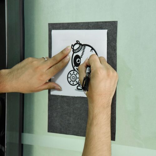 100 Sheets Carbon Transfer Paper Black Tracing Paper for Wood, Paper, Canvas - Picture 4 of 7