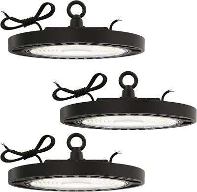 SUNCO 3PK UFO LED High Bay Light Lighting 4500K 150W 100-277V Dimmable *7764F1D