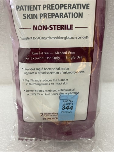 Sage Products 2% Chlorhexidine Gluconate PreOp Prep - 3 Packs - Picture 3 of 7
