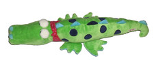 WIE NEU * Sigikid Krokodil grün Stofftier Plüschtier Kuscheltier grün rot 46 cm