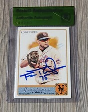 FRANCISCO RODRIGUEZ SIGNED AUTO'D 2011 TOPPS ALLEN & GINTER'S CARD #211 BAS COA