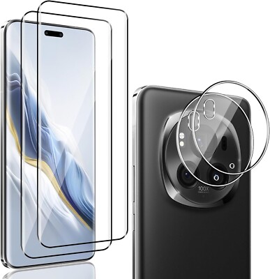 2X 3D Schutzglas ( Display + Kamera ) für Honor Magic 6 Pro Full Hartglas 9H