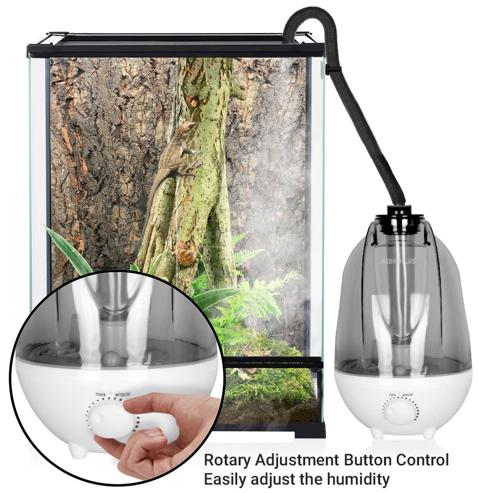 Reptile Humidifiers Fogger Mist 4L Large Tank Amphibians Terrarium Extended Hose - Image 4 of 4