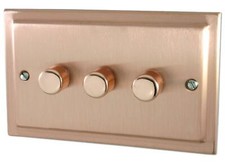 G&H Trimline Plate Rose Gold TRGB Light Switches, Plug Sockets, Dimmers, Toggles