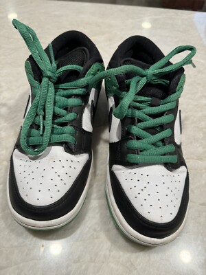 Nike SB Dunk Low 2005 Team Edition Rare White/Black/Green  display picture 2