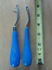  Lot of 2 Vintage Spinnerin Latch Hook Rug Craft Tools Made in England
