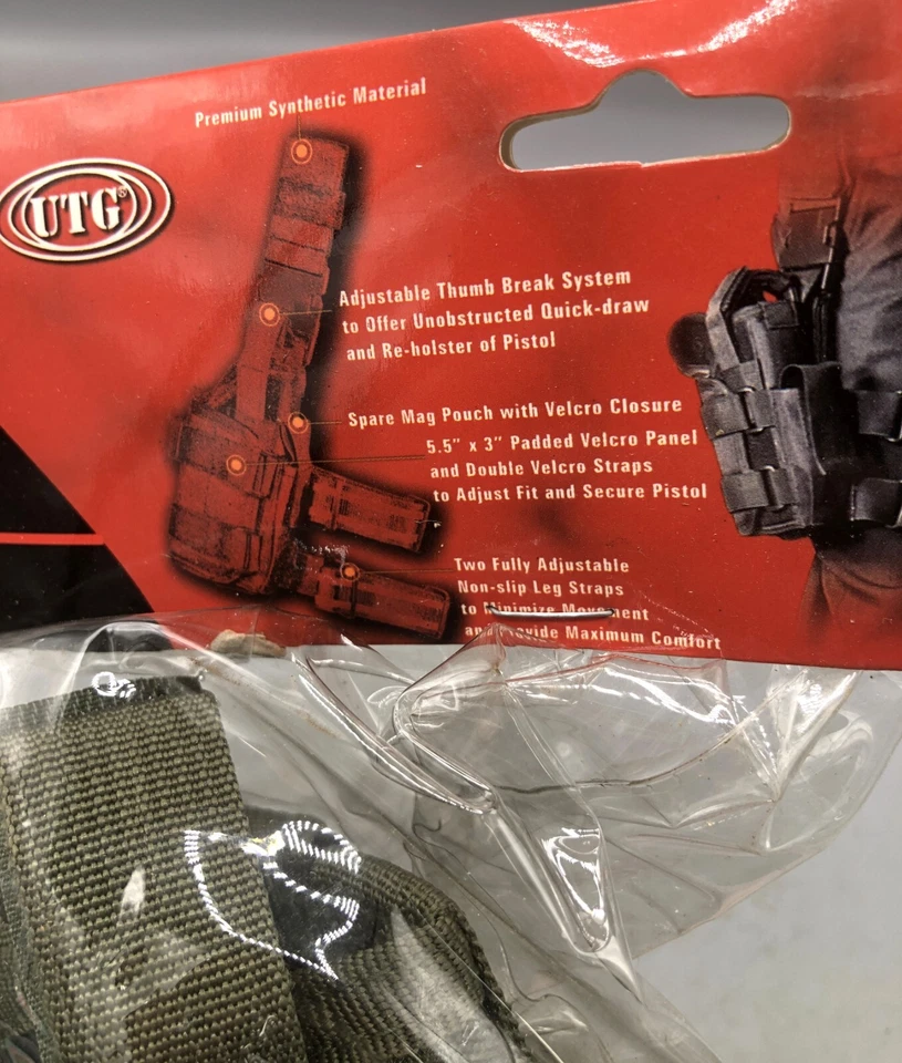 Funda para piernas UTG Tactical Special Ops PVC-H188G OD verde Foto 4 de 4