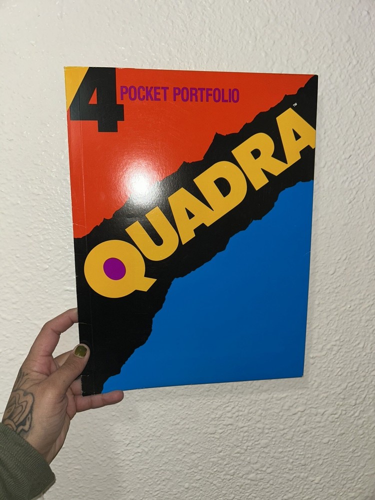 1988 Mead 4 Pocket Photofolio Folder Quadra