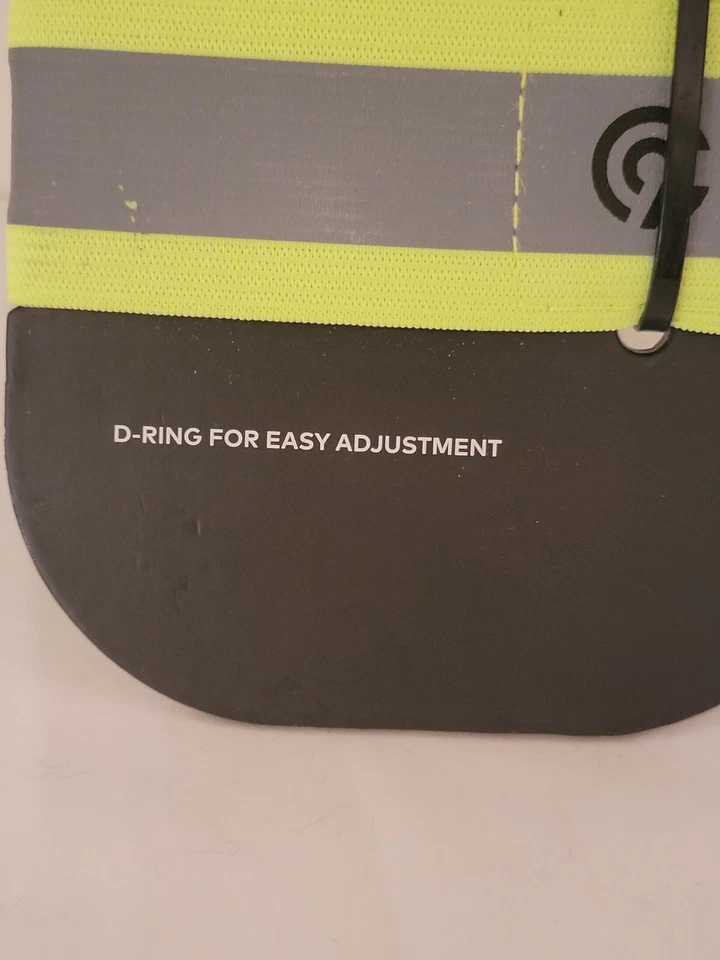 冠军反光踝/臂带 d 形环便于调整全新带标签! — 第 3/4 张图片