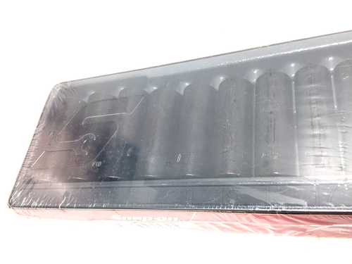 New Snap-on™ 1/2" drive 10 to 24 mm 6-point DEEP Impact Socket Set 315SIMMYA - Picture 3 of 7