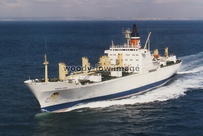 rp11605 - Blue Star Frachtschiff - Santos Star, Baujahr 1972 - Druck 6x4