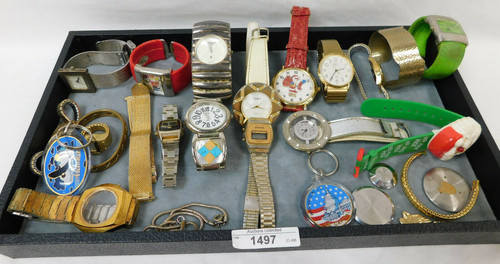 325/1497 Lot of Mixed Watches/Bands/Parts