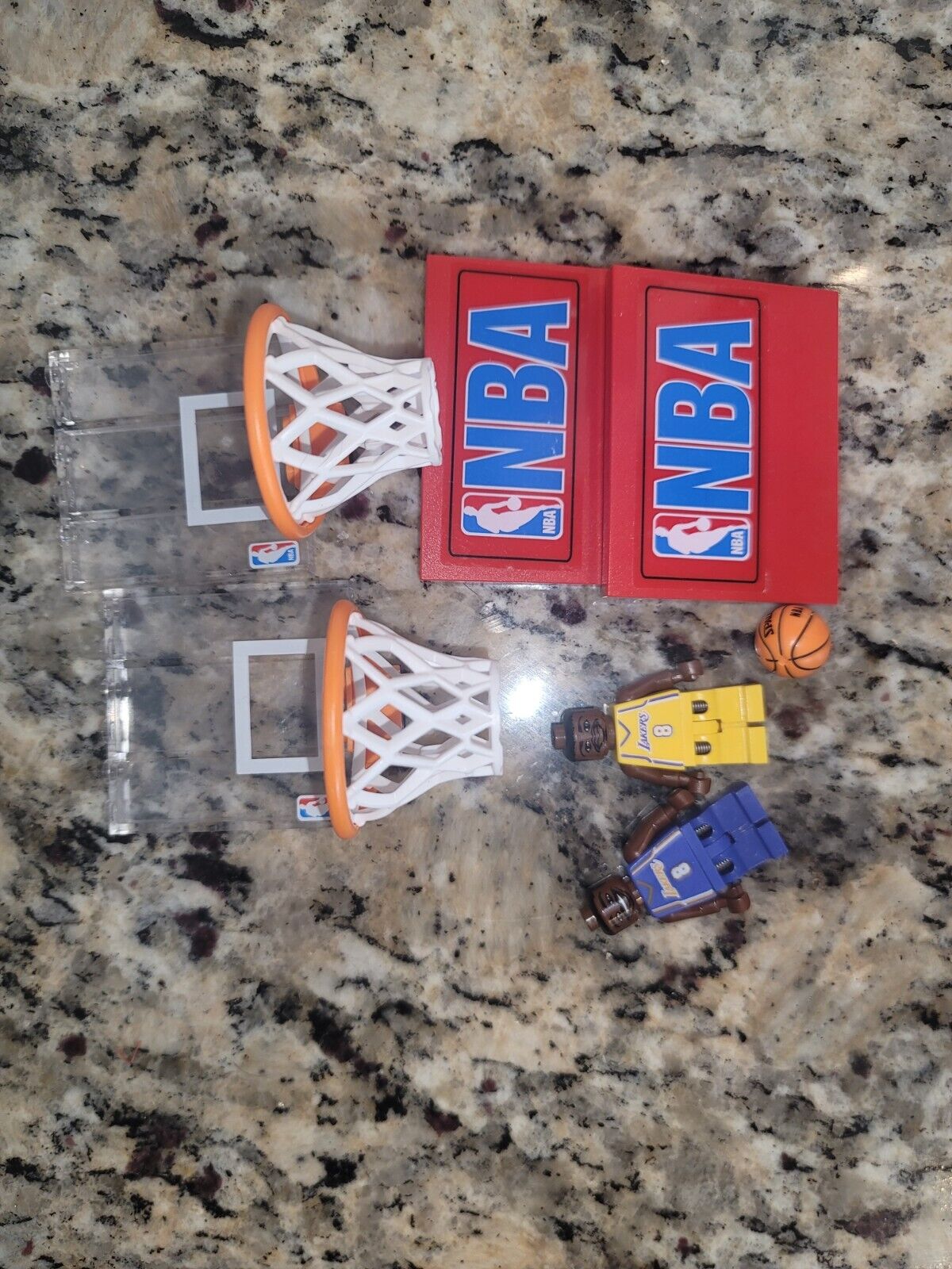 Lego Kobe Bryant Minifigure Lot Home And Away Jersey nba001 nba035 #08 LA Lakers