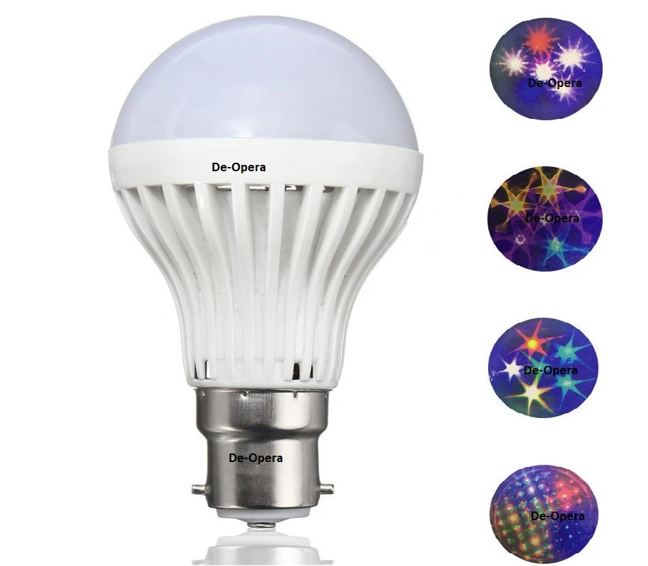 New LED Colour Changing Star Light 1W Disco Party Light Coloured 4