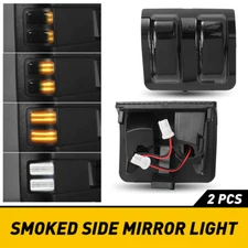 Dynamic LED Mirror Turn Side Signal Light For 2008-16 F250 Ford F350 Super Duty