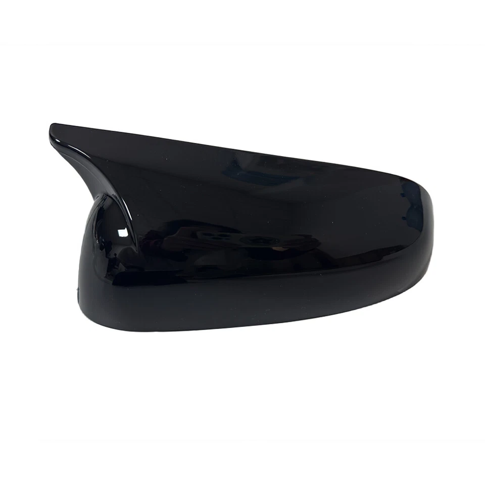 Tapa de cubierta de espejo retrovisor lateral negro brillante para Volkswagen VW Golf MK4 2002-2005 Foto 4 de 4
